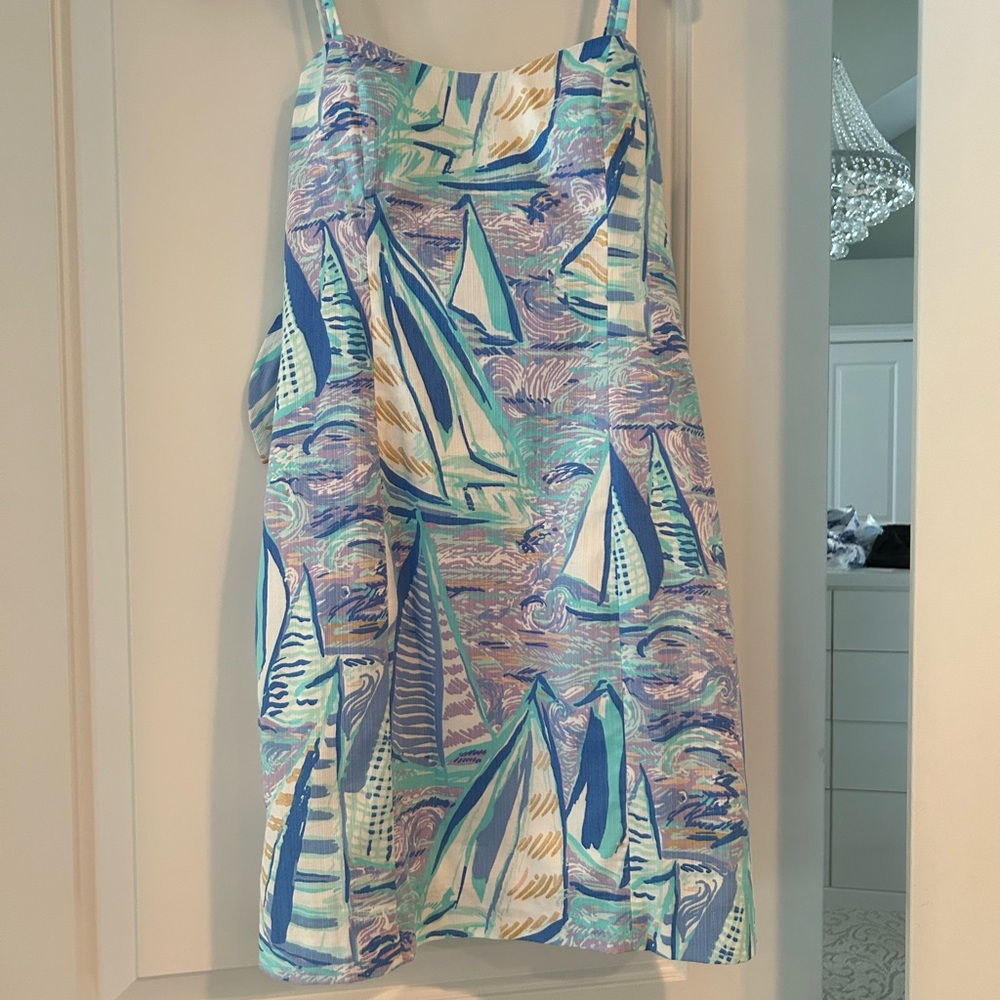 Blue sailboat Lilly Pulitzer dress